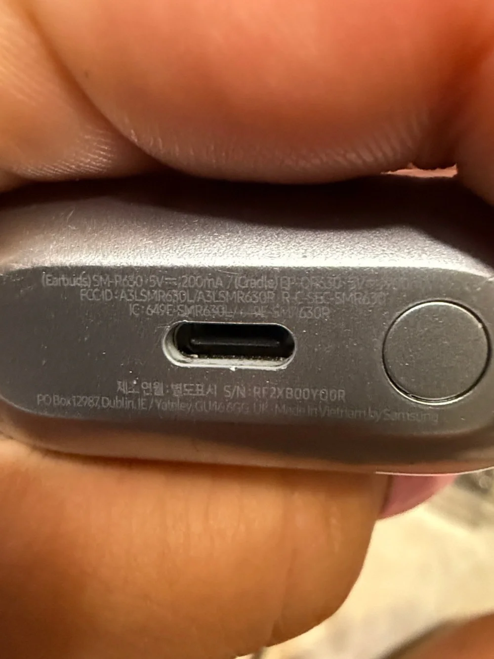 Samsung Galaxy Buds3 Pro True Wireless Earbuds Charging Case in Black and Silver